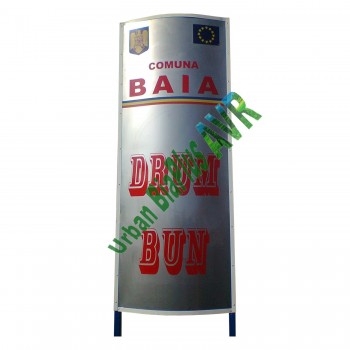 Totem intrare localitate din inox